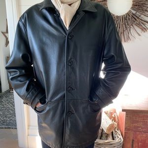Men leather jacket